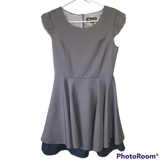 Angel Eye London Fit and Flare Mini Dress - Picture 1 of 13